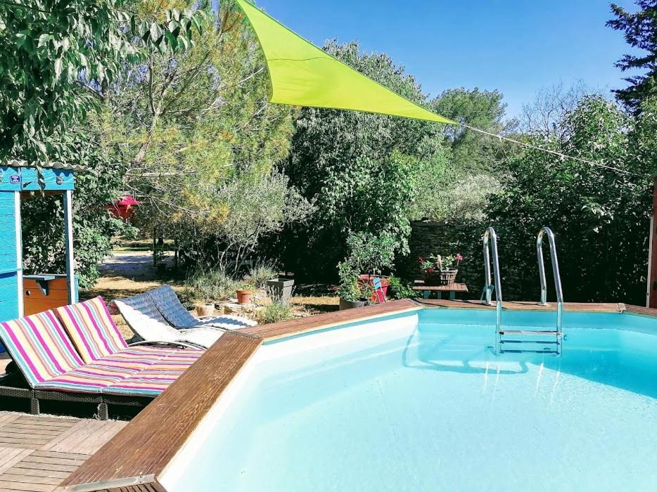 Bed and Breakfast Nimes En Garrigues Exteriér fotografie
